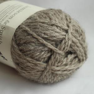 Shetland Aran Worsted Natural Light Grey